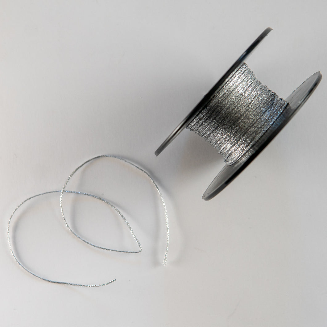 Silver Cord Lurex 1mm 20 Meter 