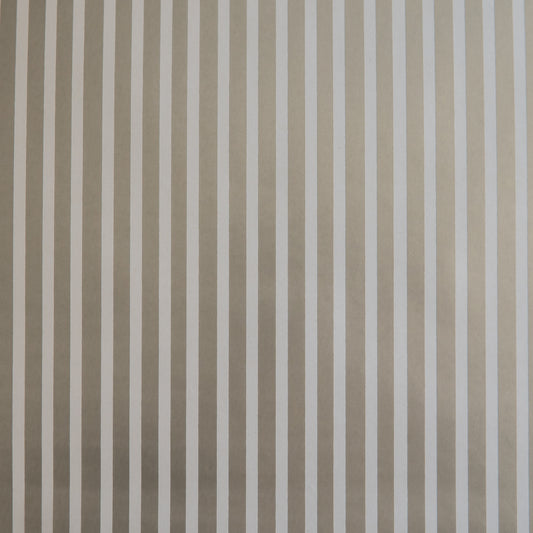 A close-up image of a silver and white striped wrapping paper texture.