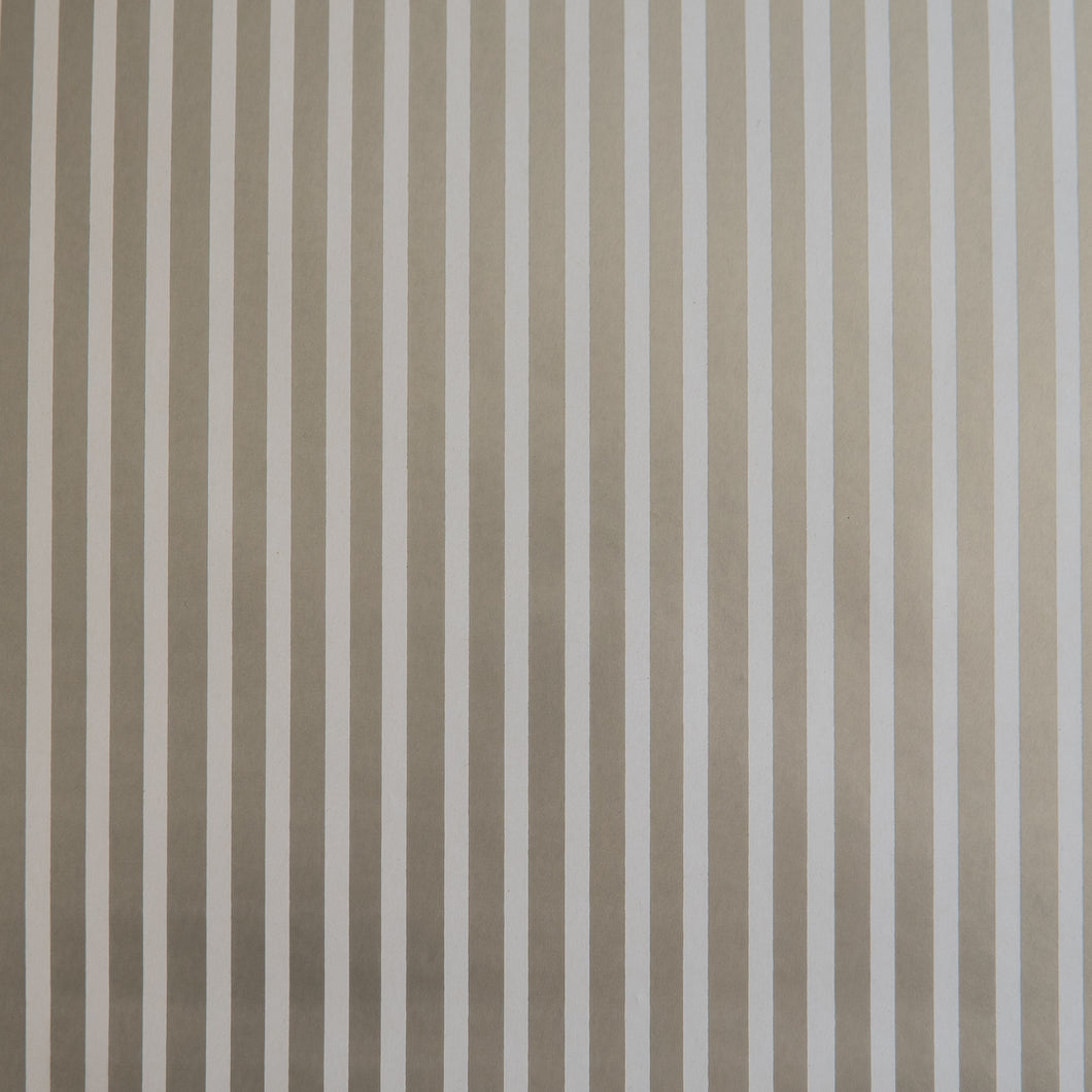 Wrapping Paper Silver and White Stripe 10 Meters