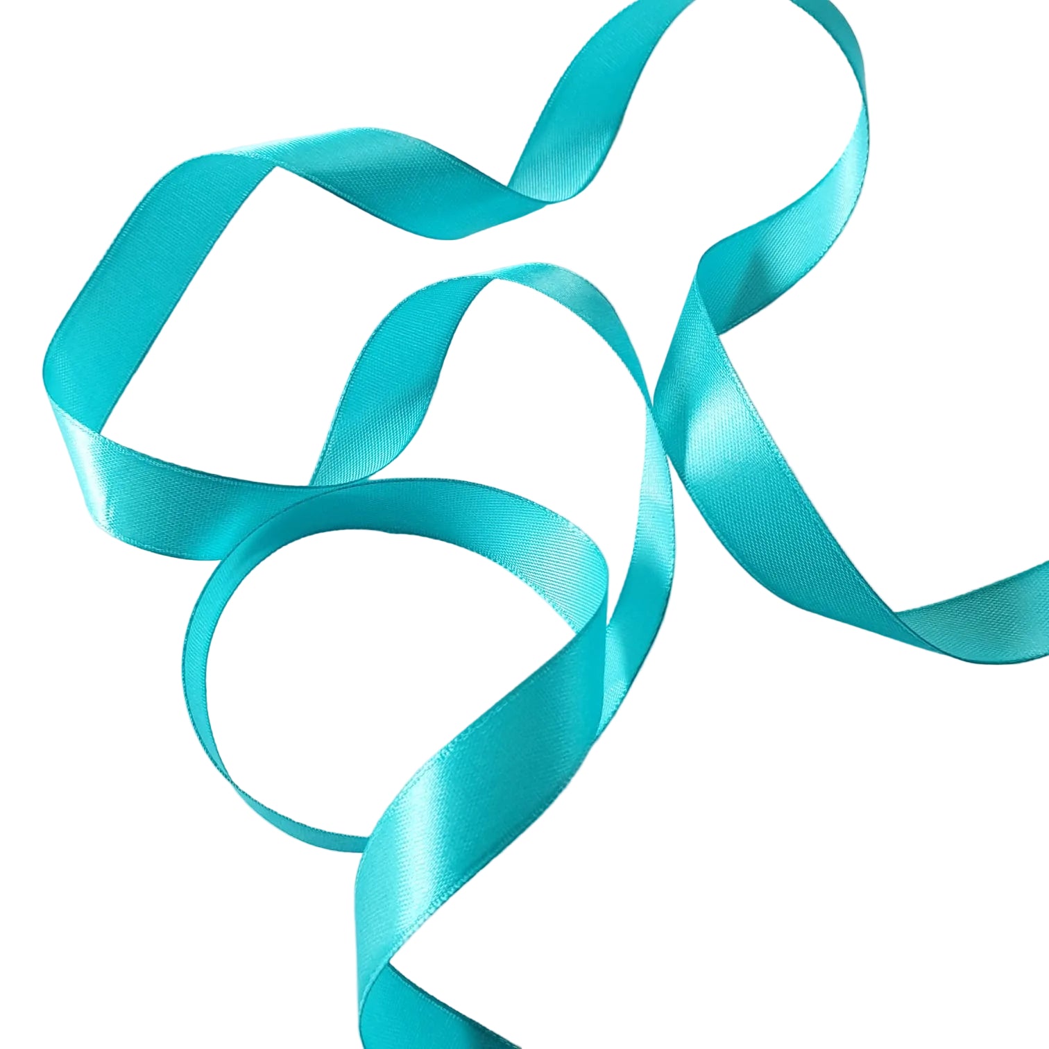 Turquoise Satin Ribbon