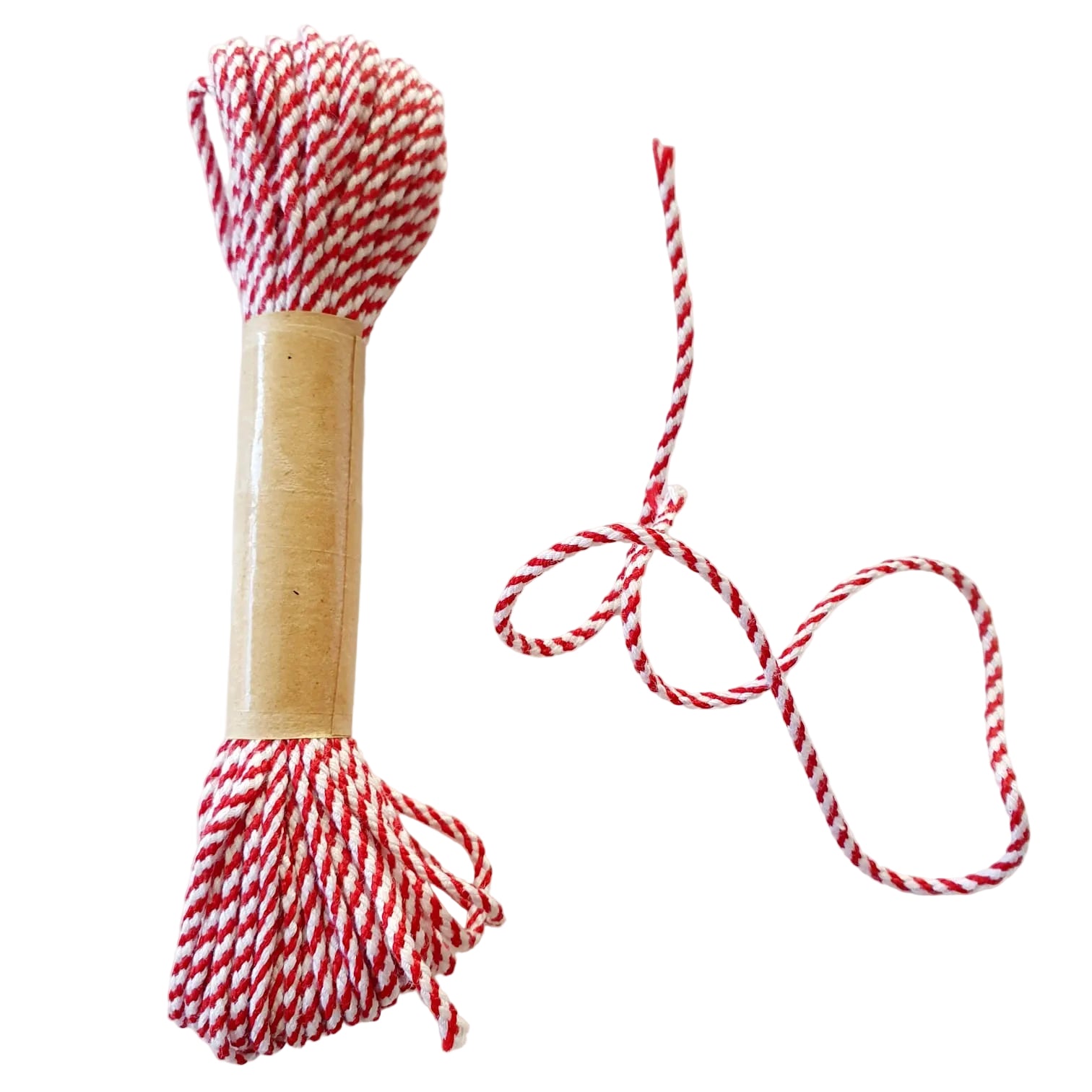 Bakers Twine Red and White